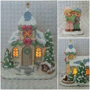 Precious Moments 2001 HOLY NIGHT CHAPEL Light Cord